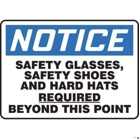 Accuform OSHA NOTICE SAFETY SIGN SAFETY MPPE829VA MPPE829VA